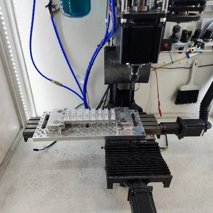 CNC mill used to cut plates