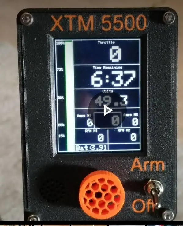XTM 5500 controller running