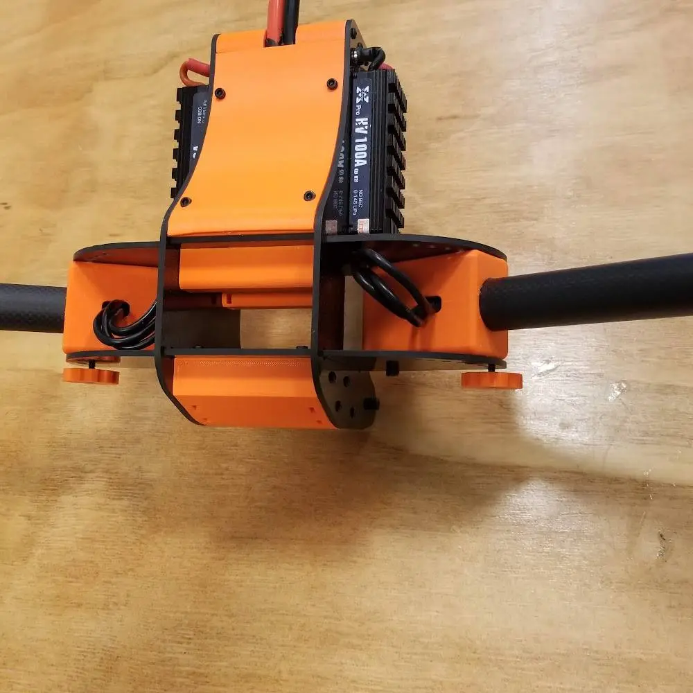 ESC mount on the tube