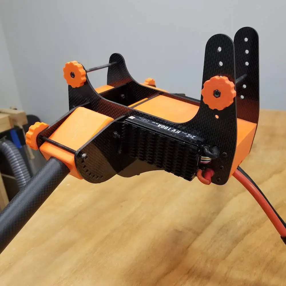 Mount with brake hardware