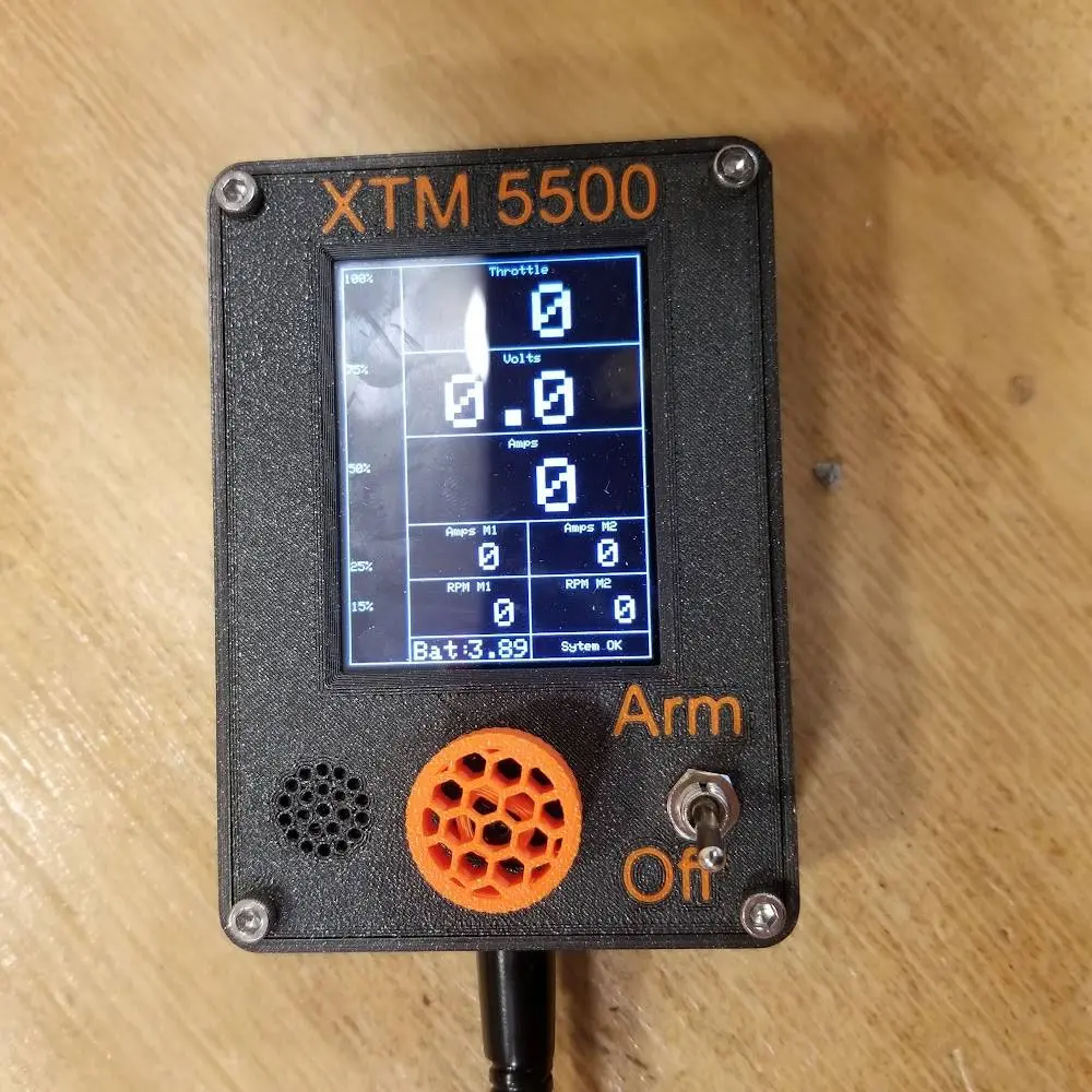 XTM 5500 controller display
