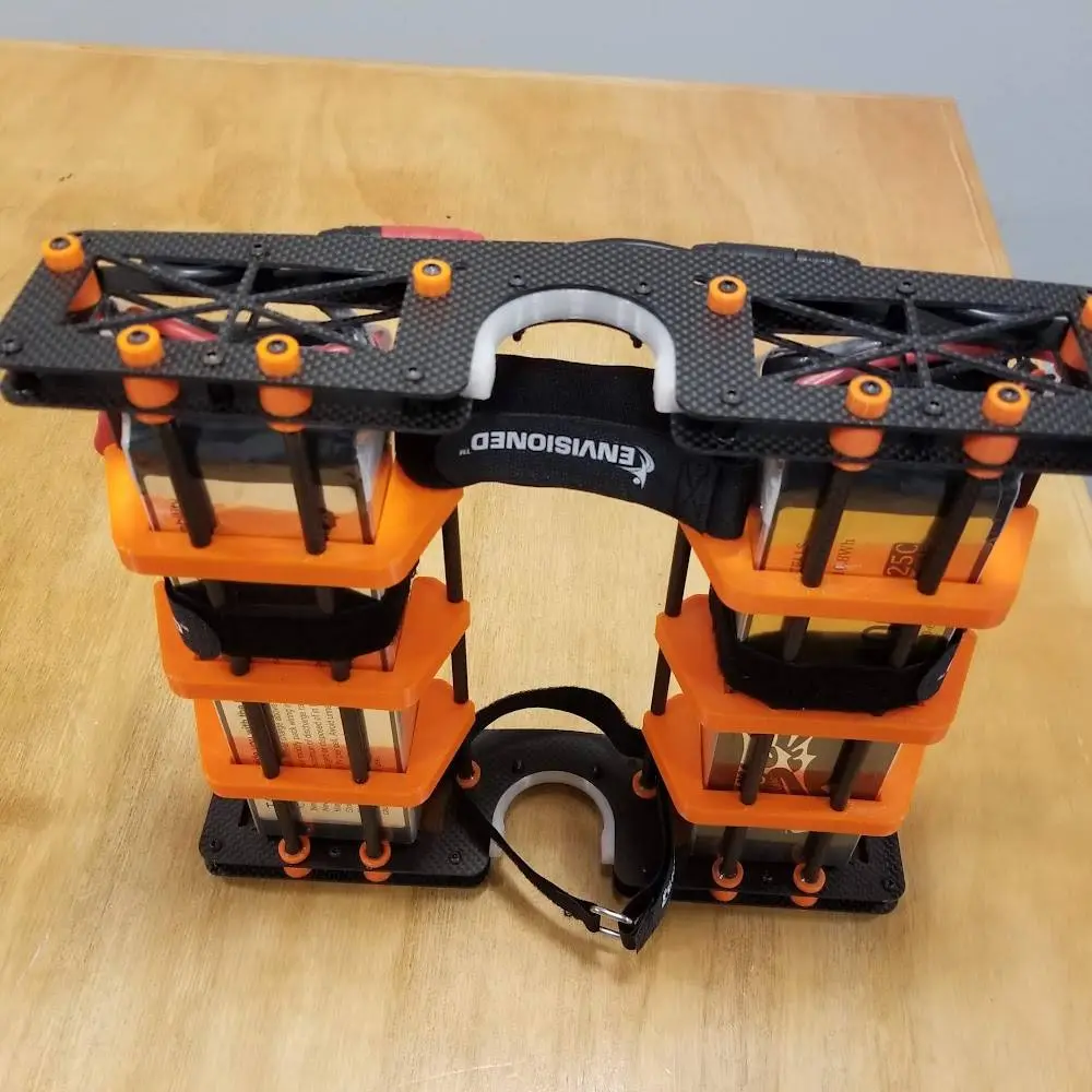 Stacked battery packs