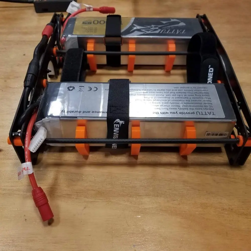 Battery pack frame on the bench