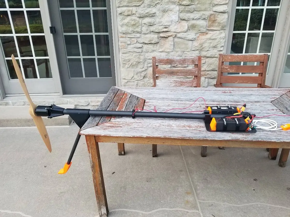 Unit on an outdoor table